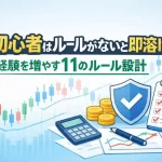 FX初心者はルールがないと即溶ける！経験を増やす11のルール設計の記事のアイキャッチ画像